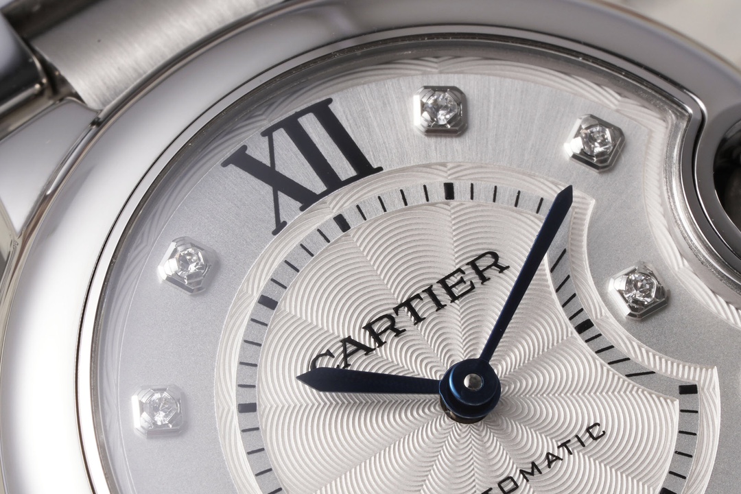 Cartier 33mm blue balloon series watch