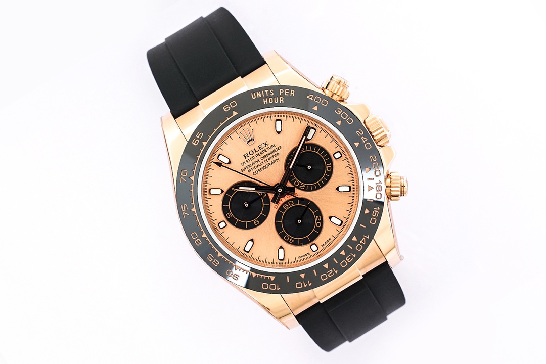 Rolex Daytona 116515LN powder plate black timing ring