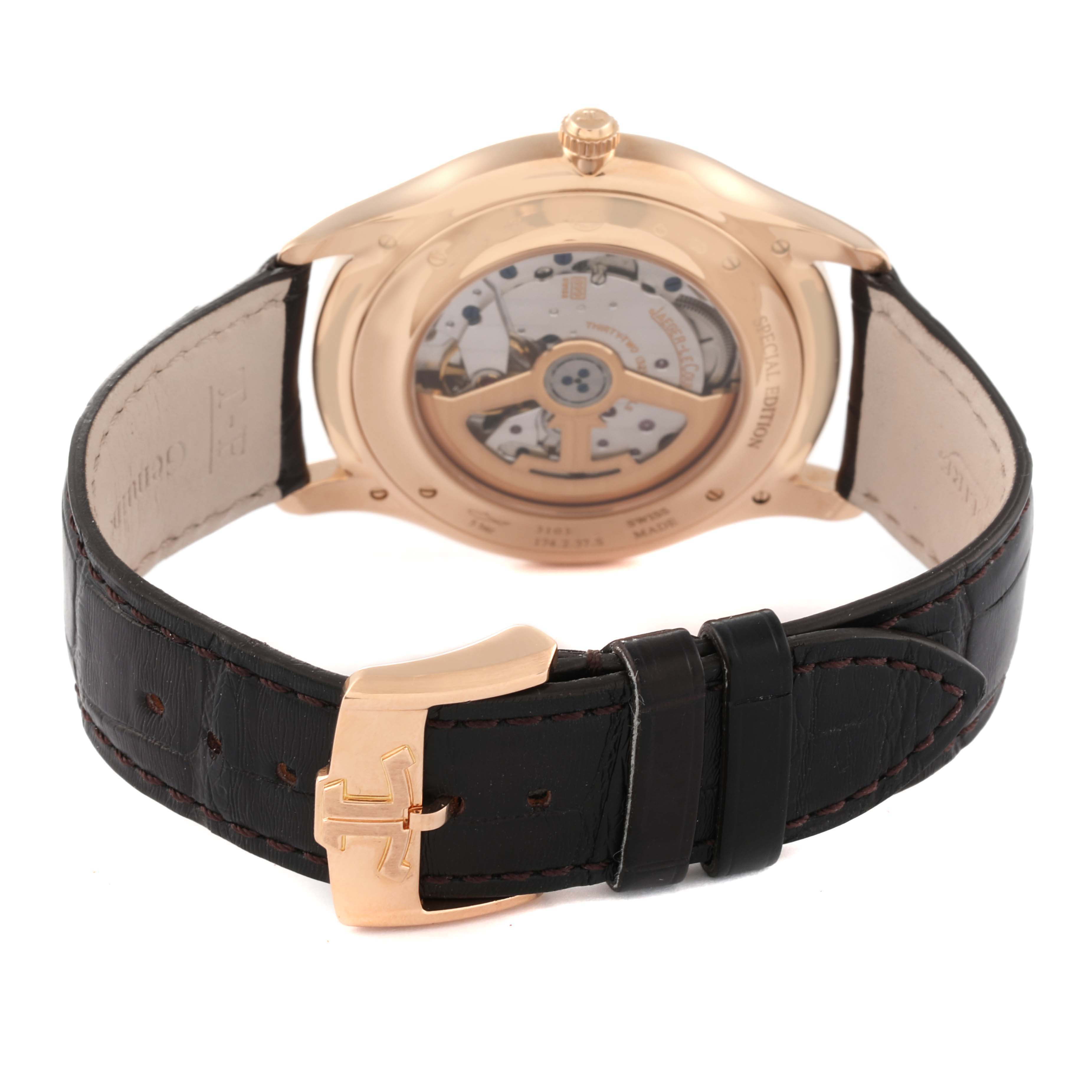 Jaeger Lecoultre Master Grande Ultra Thin Rose Gold Mens Watch 174.2.37.S