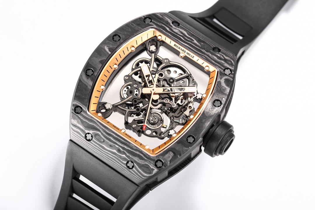 Richard Mille ultra-light NTPT full carbon fiber watch: RM055
