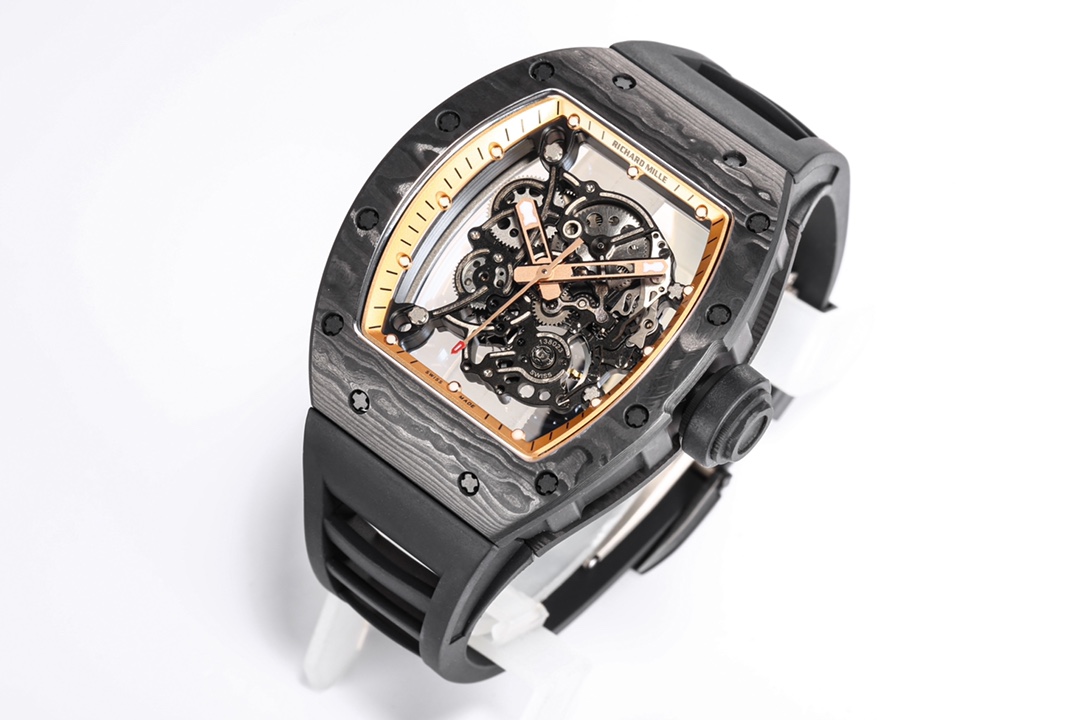 Richard Mille ultra-light NTPT full carbon fiber watch: RM055