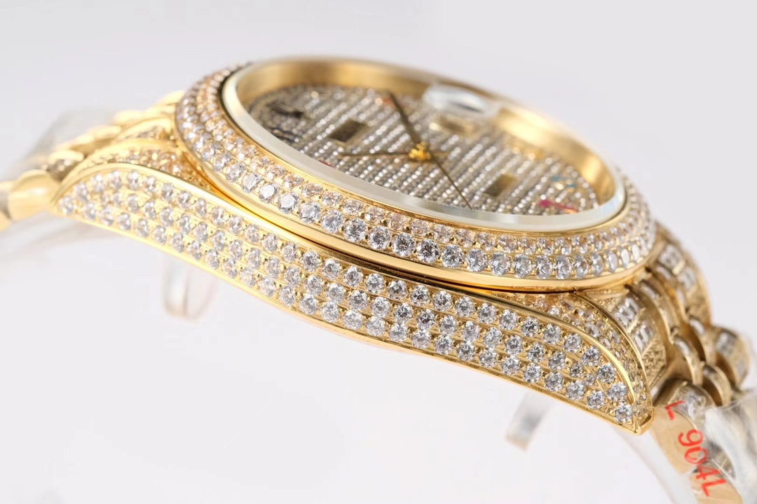 Rolex Diary Full Diamond Luxurious Edition Rolex Luxurious 18k Nano Technology!