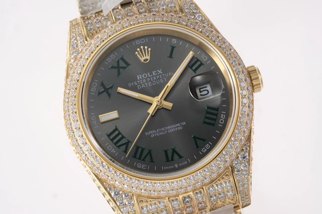 Rolex Diary Full Diamond Luxurious Edition Rolex Luxurious 18k Nano Technology