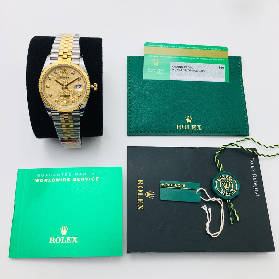 Rolex's original molded 3235 automatic mechanical movement Datejust series 126233