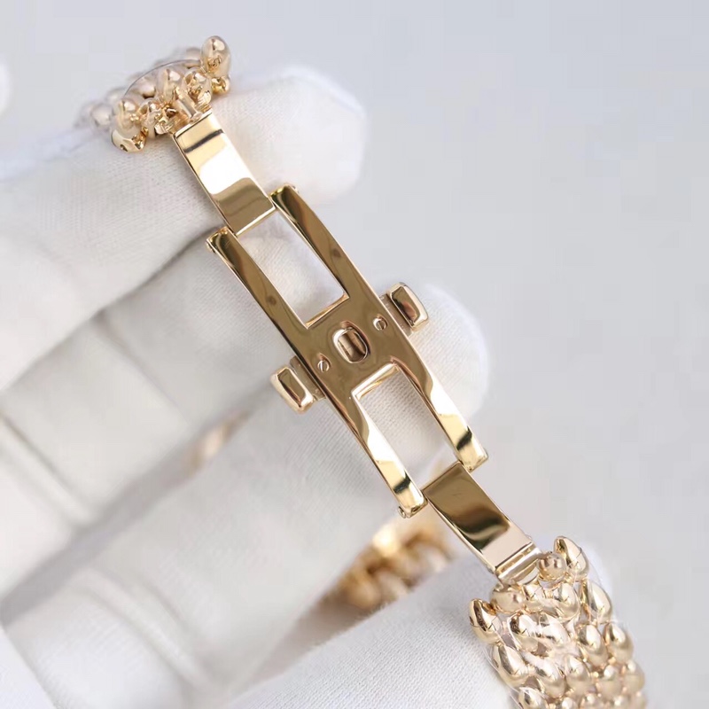 Omega water drop model full rose gold shell Roman diamond face,