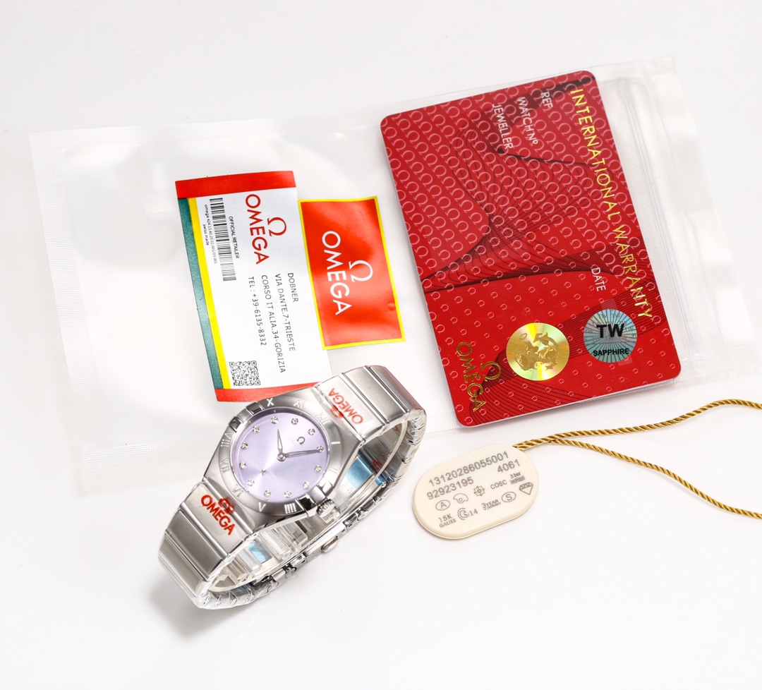 Omega women's Constellation Series 28mm quartz watch