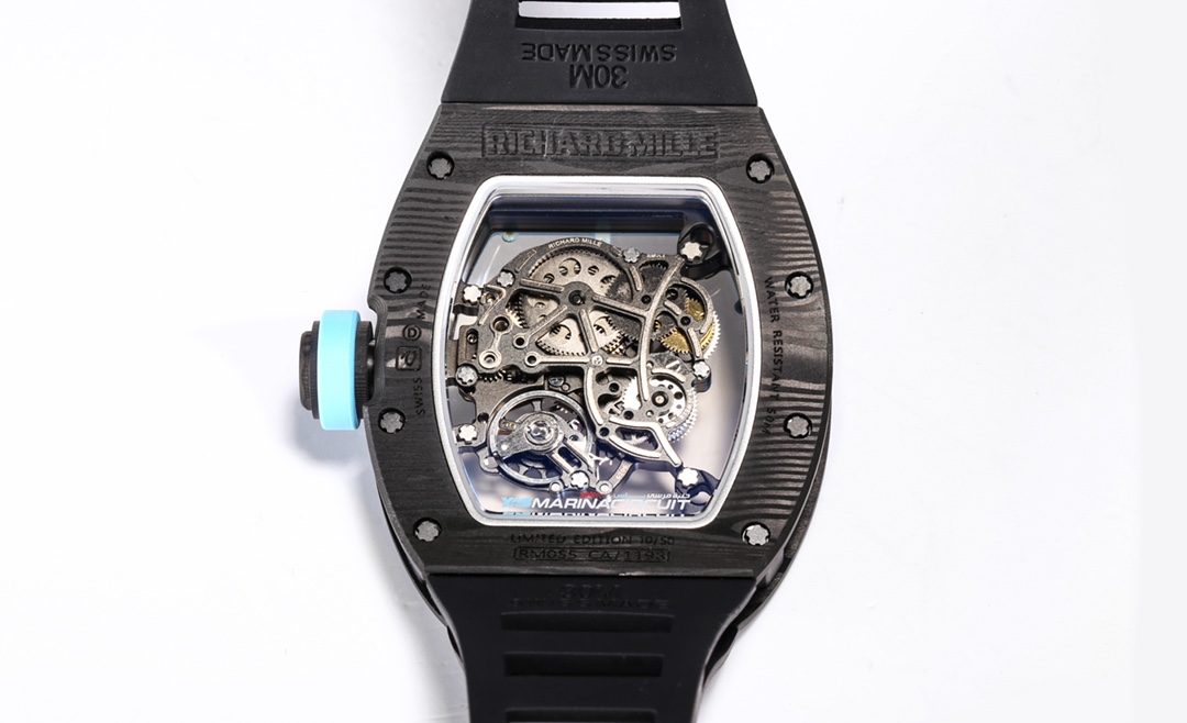 Richard Mille ultra-light NTPT full carbon fiber watch: RM055