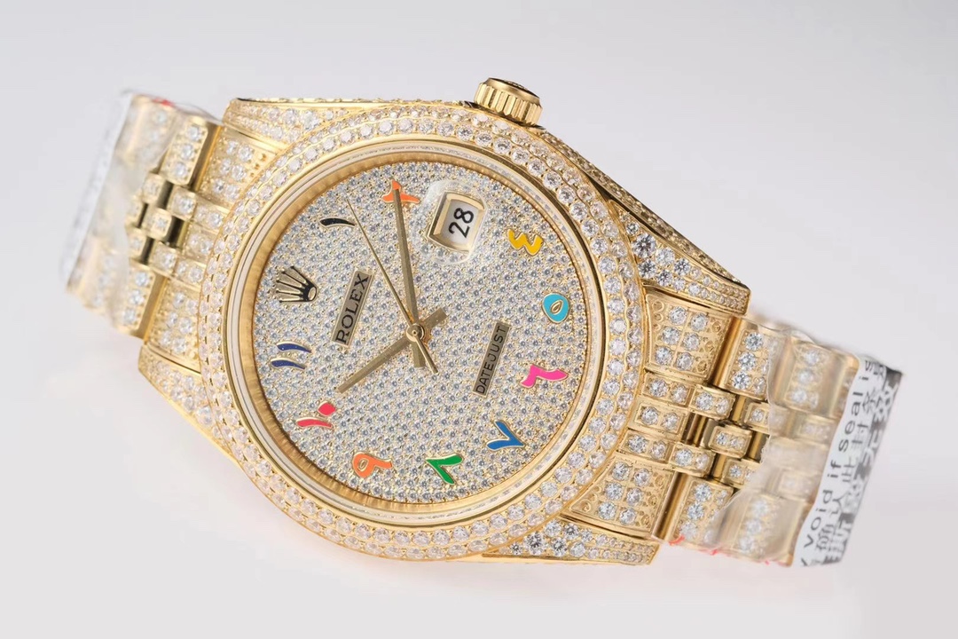 Rolex Diary Full Diamond Luxurious Edition Rolex Luxurious 18k Nano Technology!