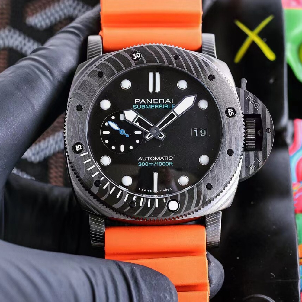 Panerai Submersible Carbotech™ watch, men's 47 mm. Model: PAM1232