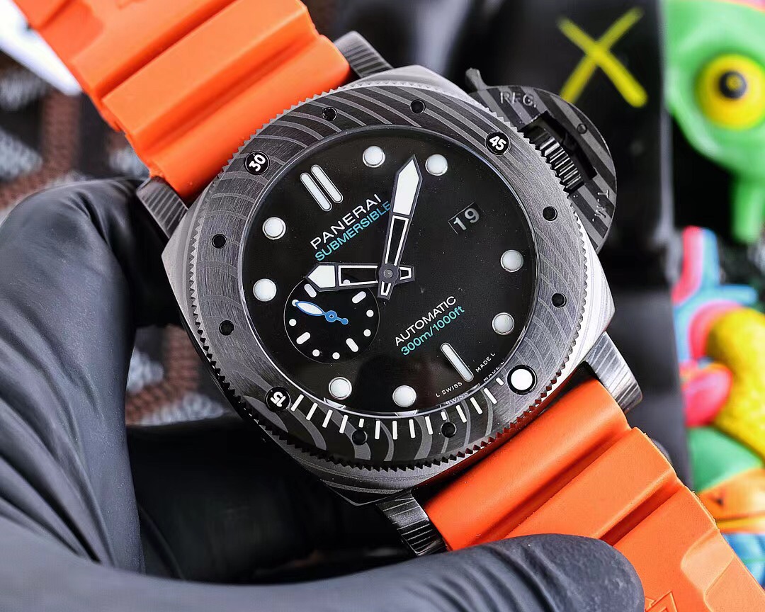 Panerai Submersible Carbotech™ watch, men's 47 mm. Model: PAM1232
