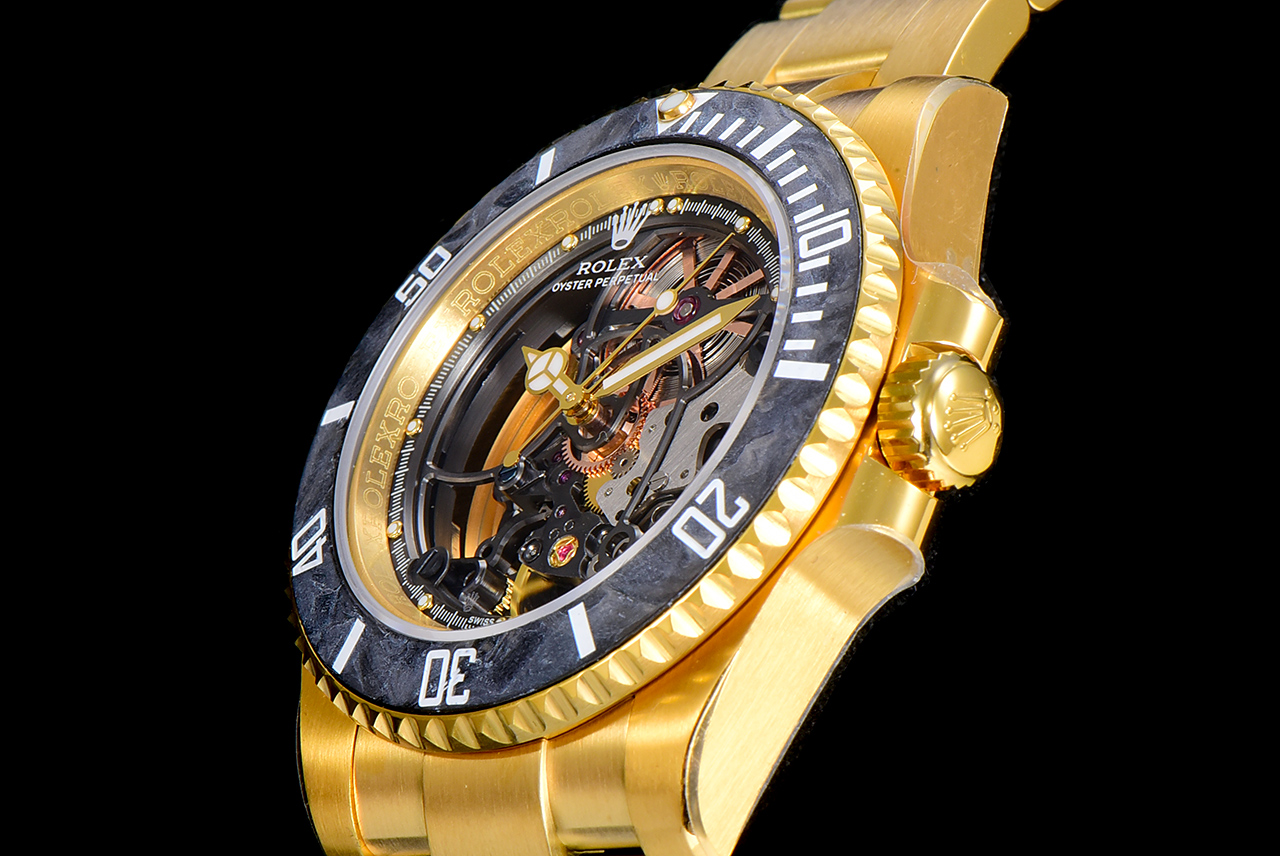 The Heavenly Soldier in the Magical Change Rolex! The fully hollowed out Submariner, the RM027 in Rolex