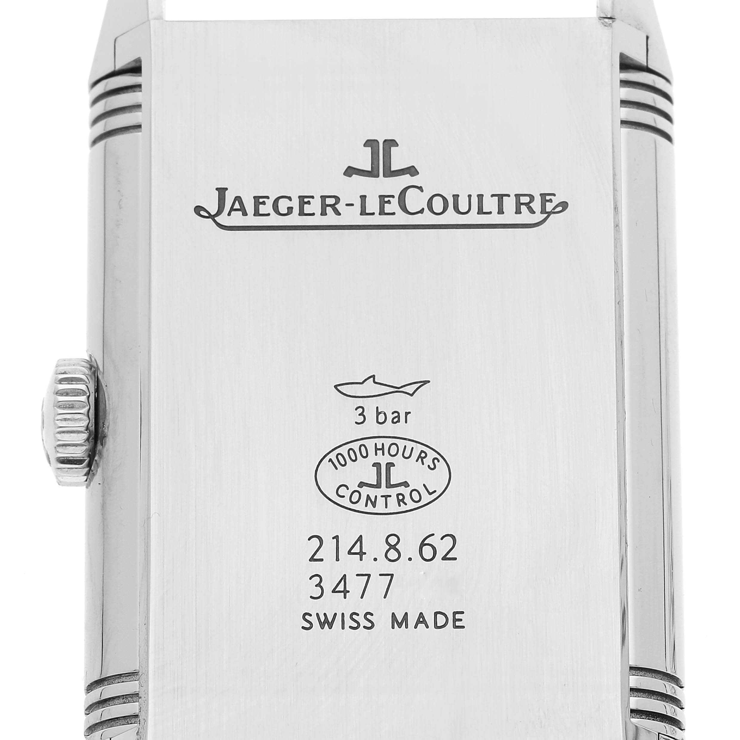 Jaeger LeCoultre Reverso Classic Steel Mens Watch 214.8.62 Q3858520