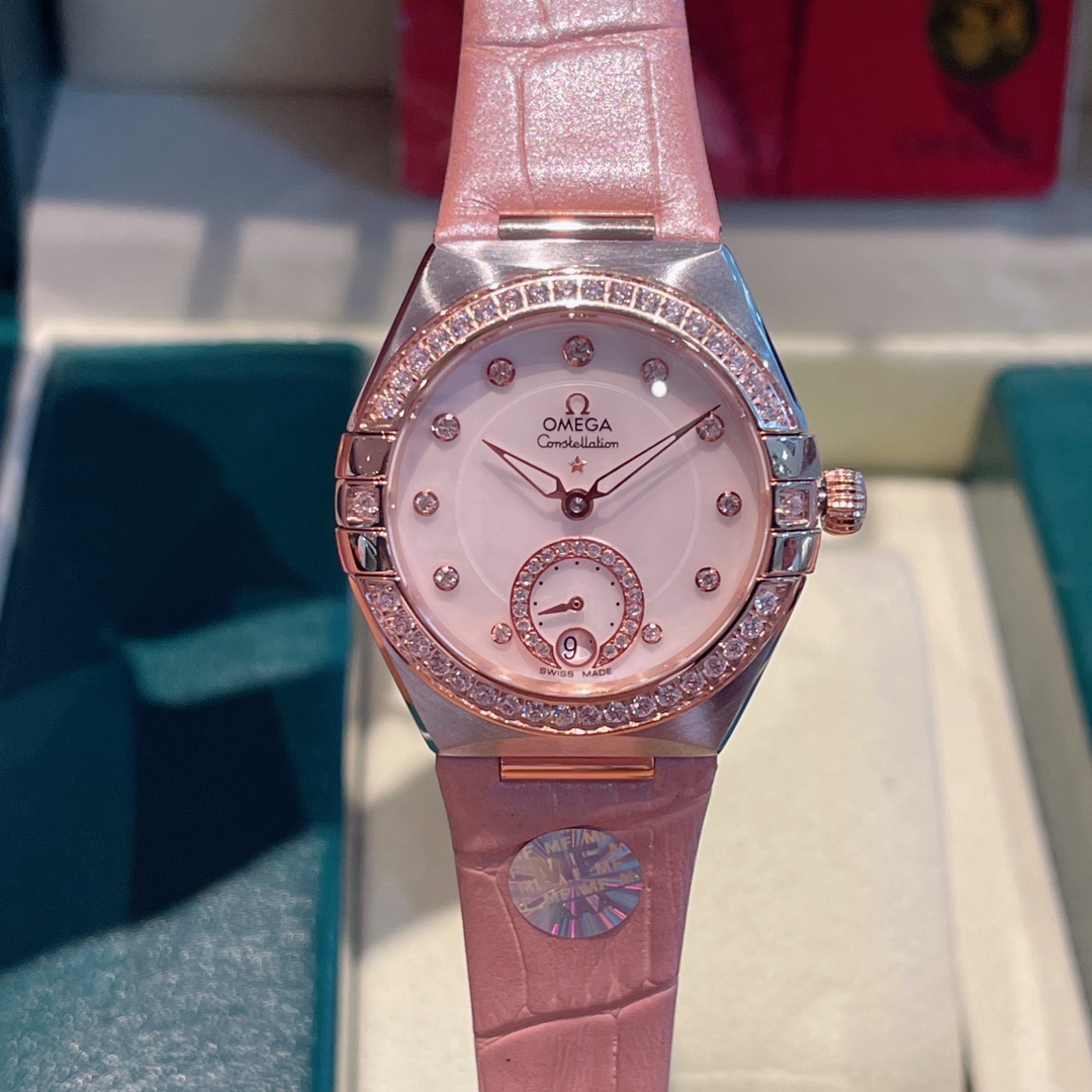 The timeless and charming design of the Omega Constellation series watch