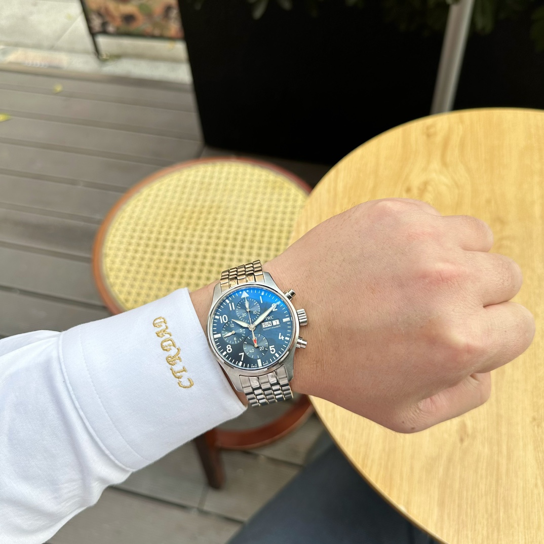 IWC Pilot's New Pilot Chronograph Watch 41 Series Belt IW388101