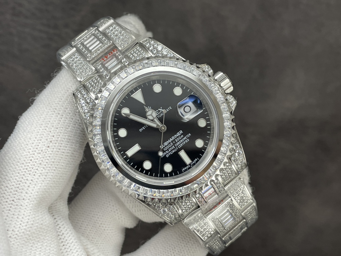 Rolex Gypsophila watch in history-Submariner Special Diamond Pavé!