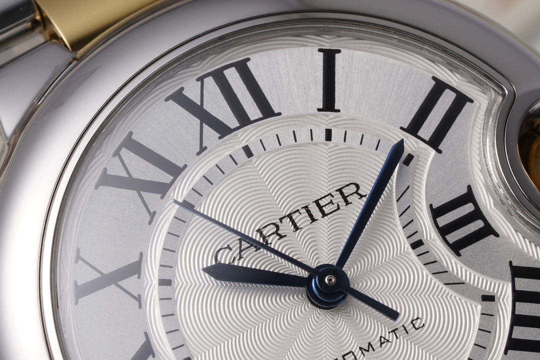 Cartier 33mm blue balloon series watch