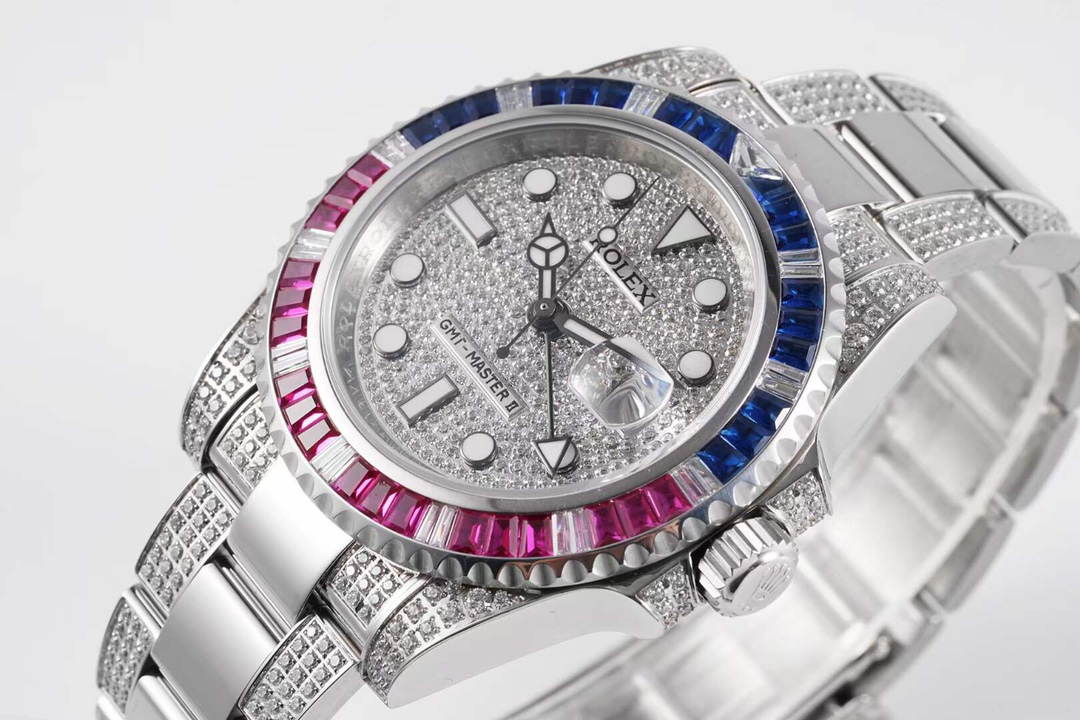 Rolex Greenwich-Master 116759 SAru-78209 Custom Edition with Diamonds on the Back