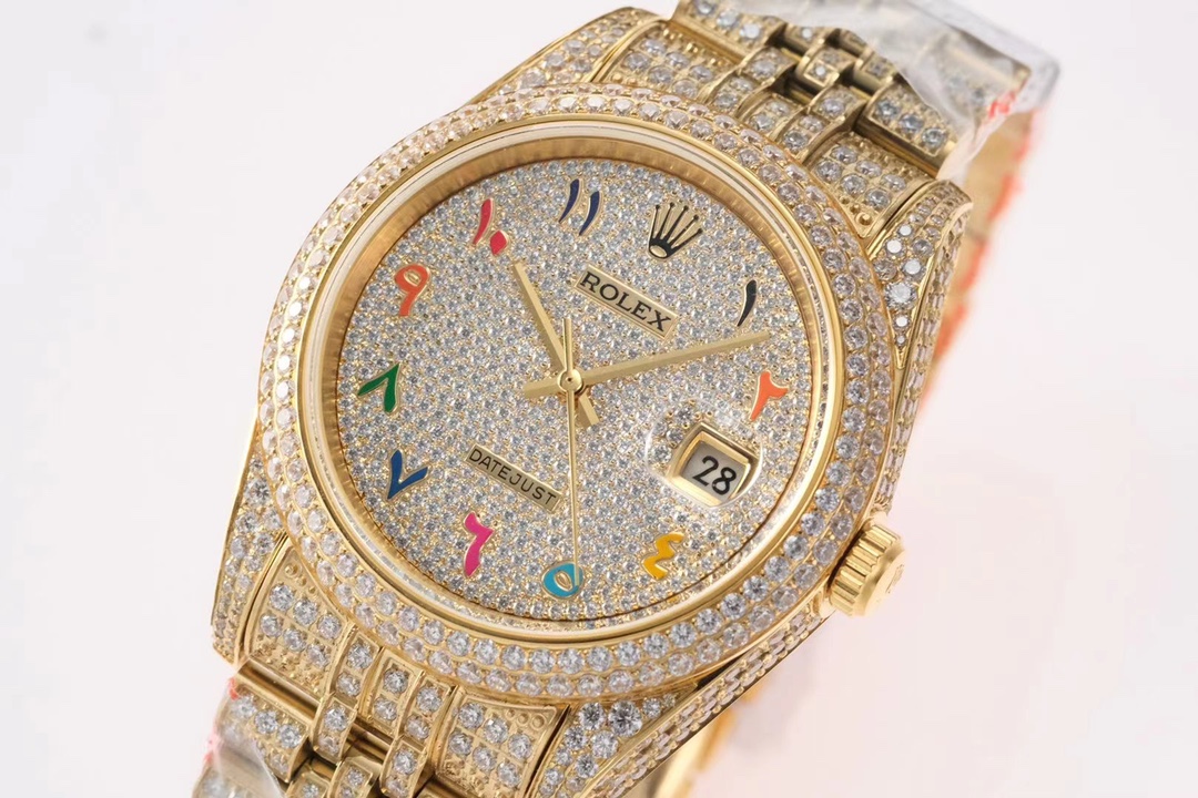 Rolex Diary Full Diamond Luxurious Edition Rolex Luxurious 18k Nano Technology!