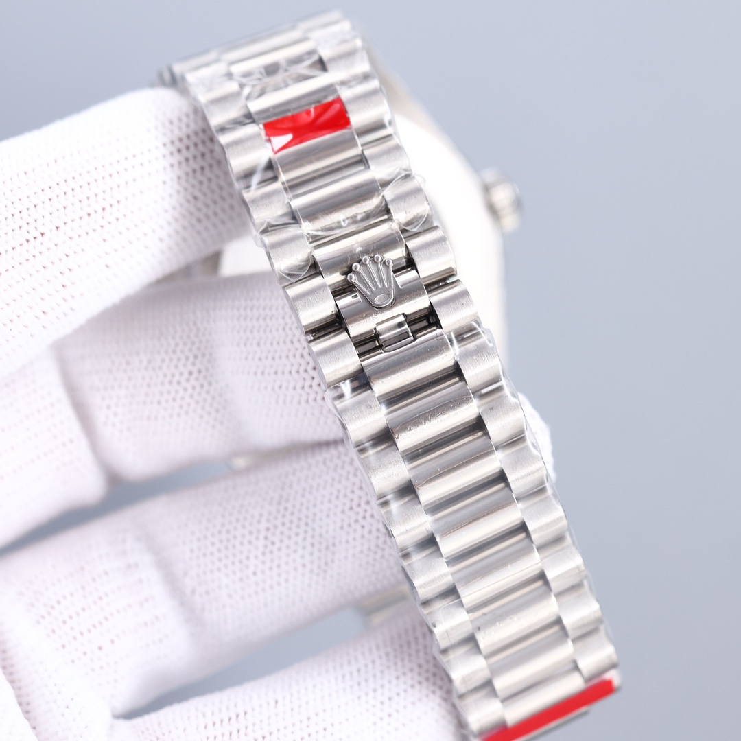 Rolex Day-Date Series starry diamond-encrusted mechanical men's watch