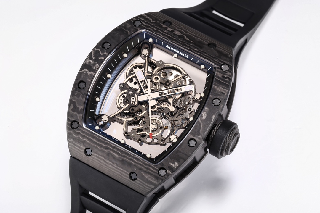 Richard Mille ultra-light NTPT full carbon fiber watch: RM055