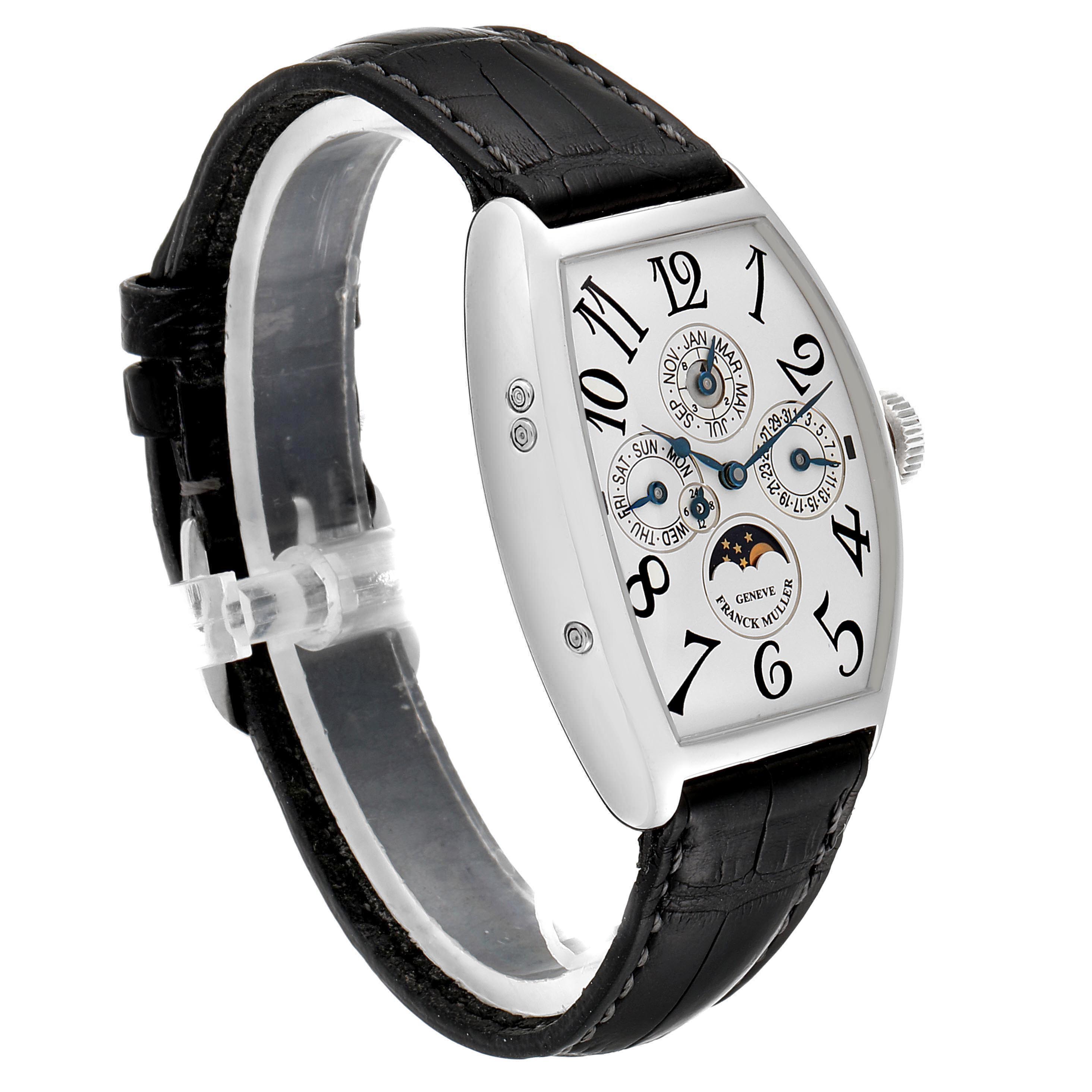 Franck Muller Casablanca Perpetual Calendar Platinum Mens Watch 5850 QP