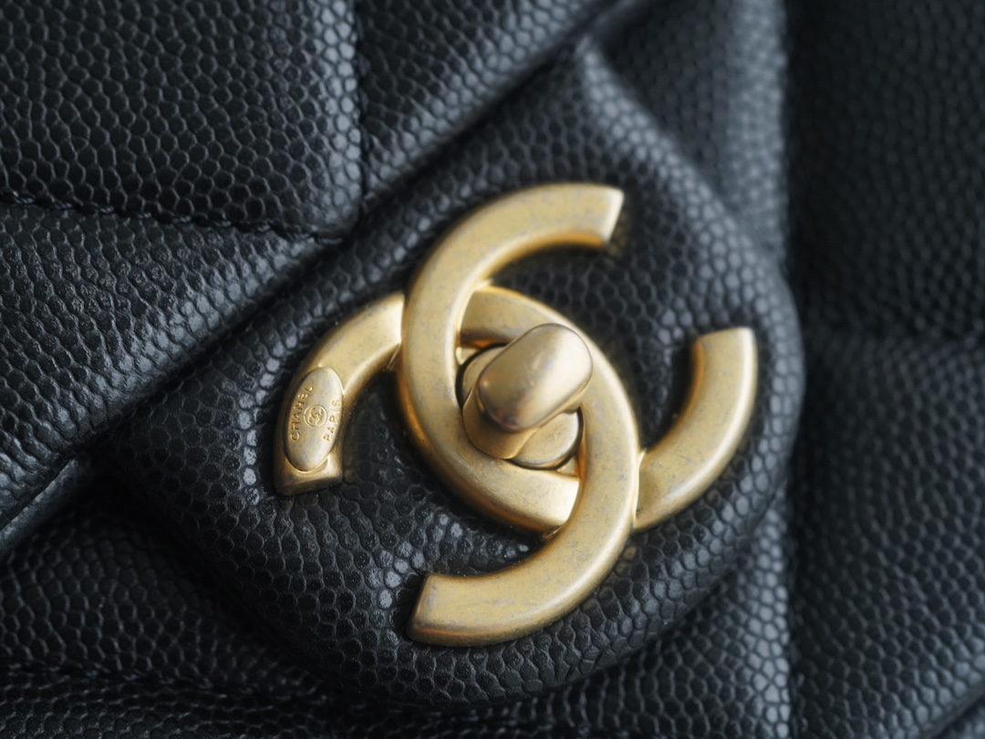 Chanel 22A Métiers d'Art Gold Coin Flap Bag