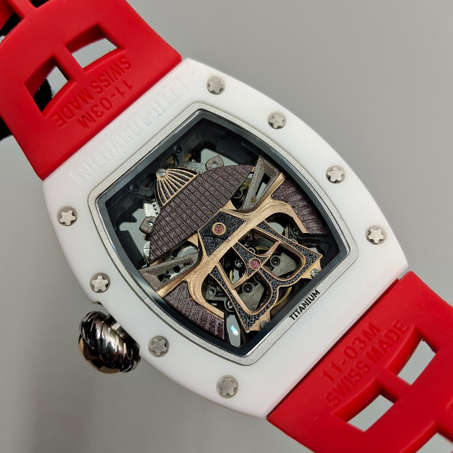 The Richard Mille RM 47 all-in-one Flywheel Darth Vader watch