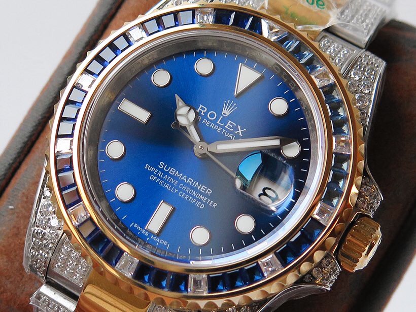 Rolex Greenwich II Custom Edition 116759 SAru-78209 Pavé Diamonds!