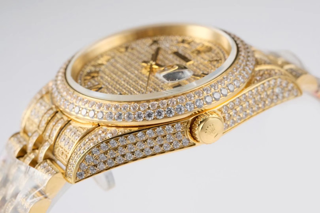 Rolex Diary Full Diamond Luxurious Edition Rolex Luxurious 18k Nano Technology
