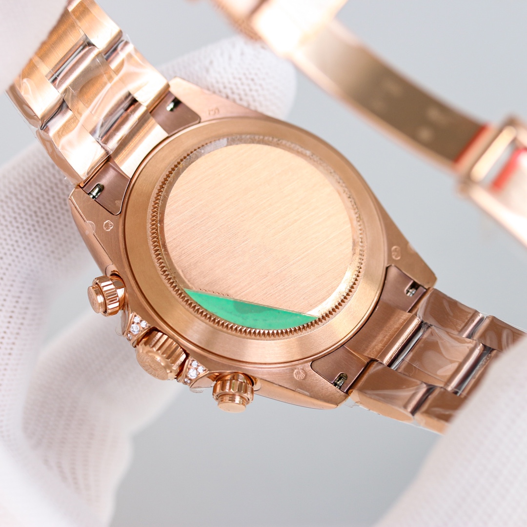 Rolex second-generation Daytona rainbow model full of diamonds 116595 watch!