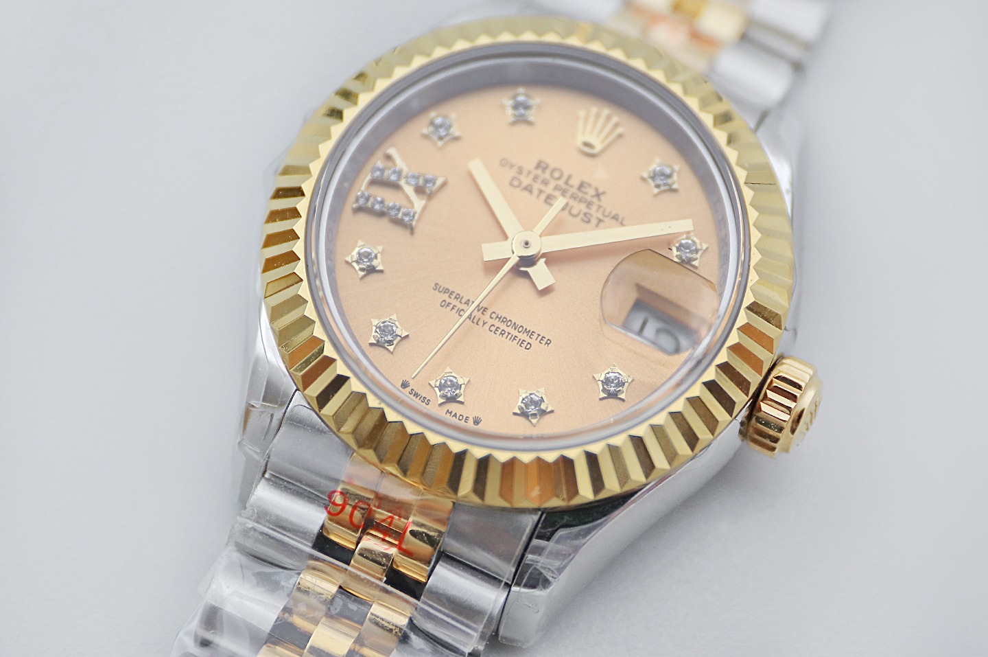 Rolex 28mm logbook women's watch, case size 28mm,