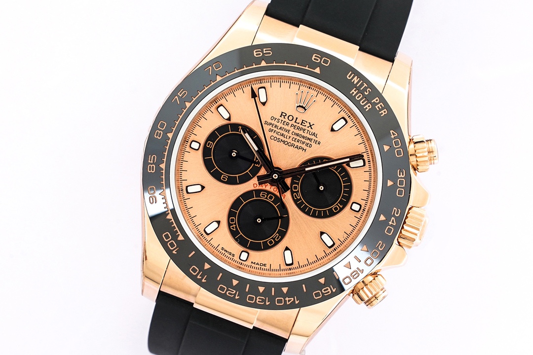 Rolex Daytona 116515LN powder plate black timing ring