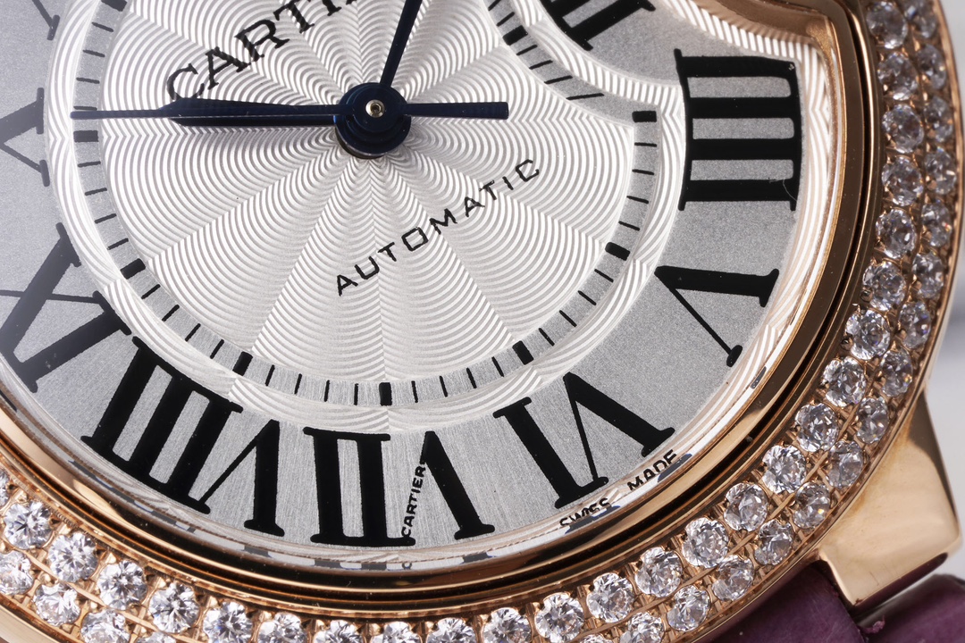 Cartier 33mm blue balloon series watch