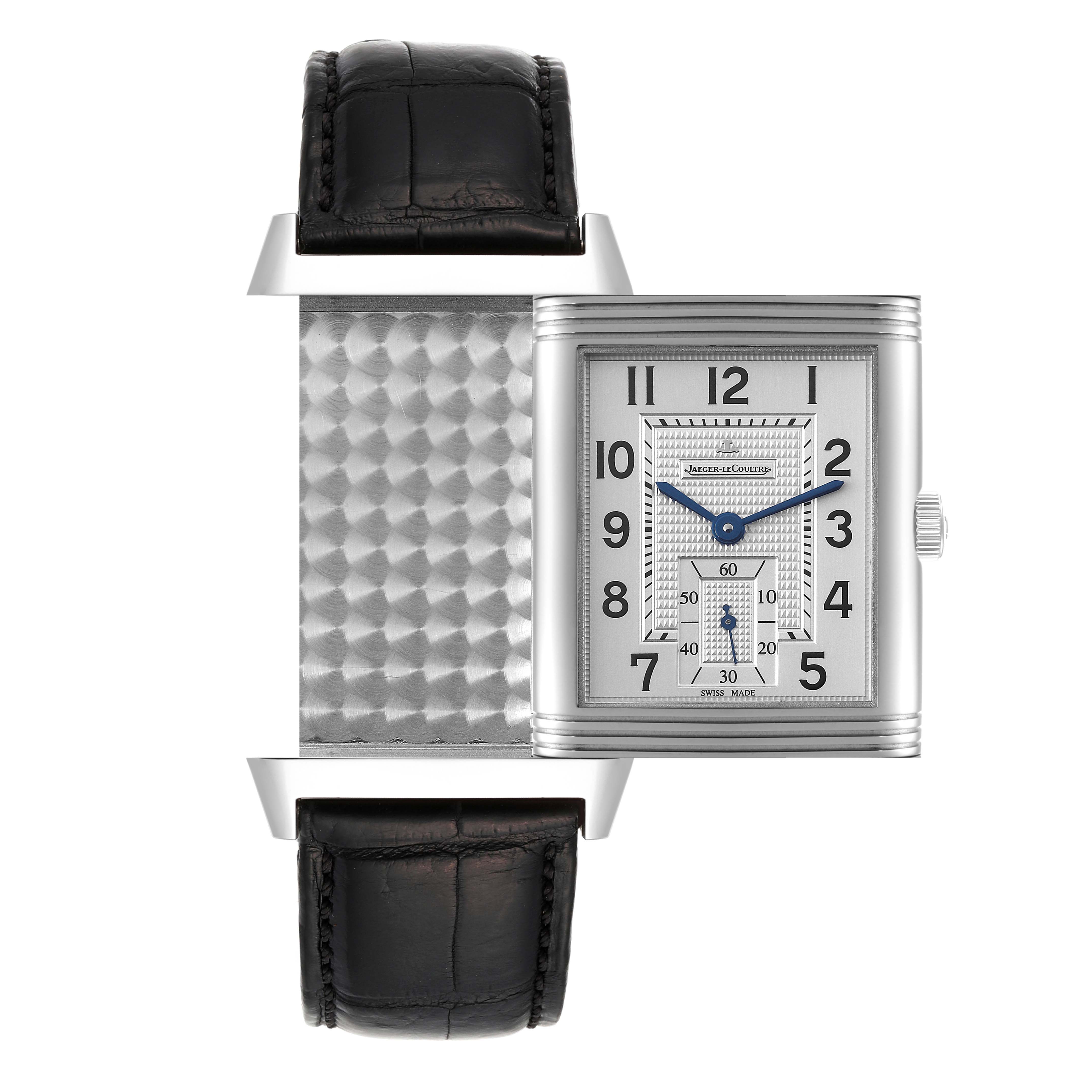 Jaeger LeCoultre Reverso Grande Steel Mens Watch 273.8.04 Q3738420