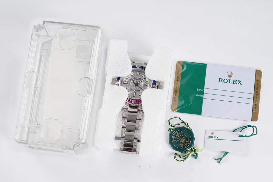 Rolex Greenwich-Master 116759 SAru-78209 Custom Edition with Diamonds on the Back