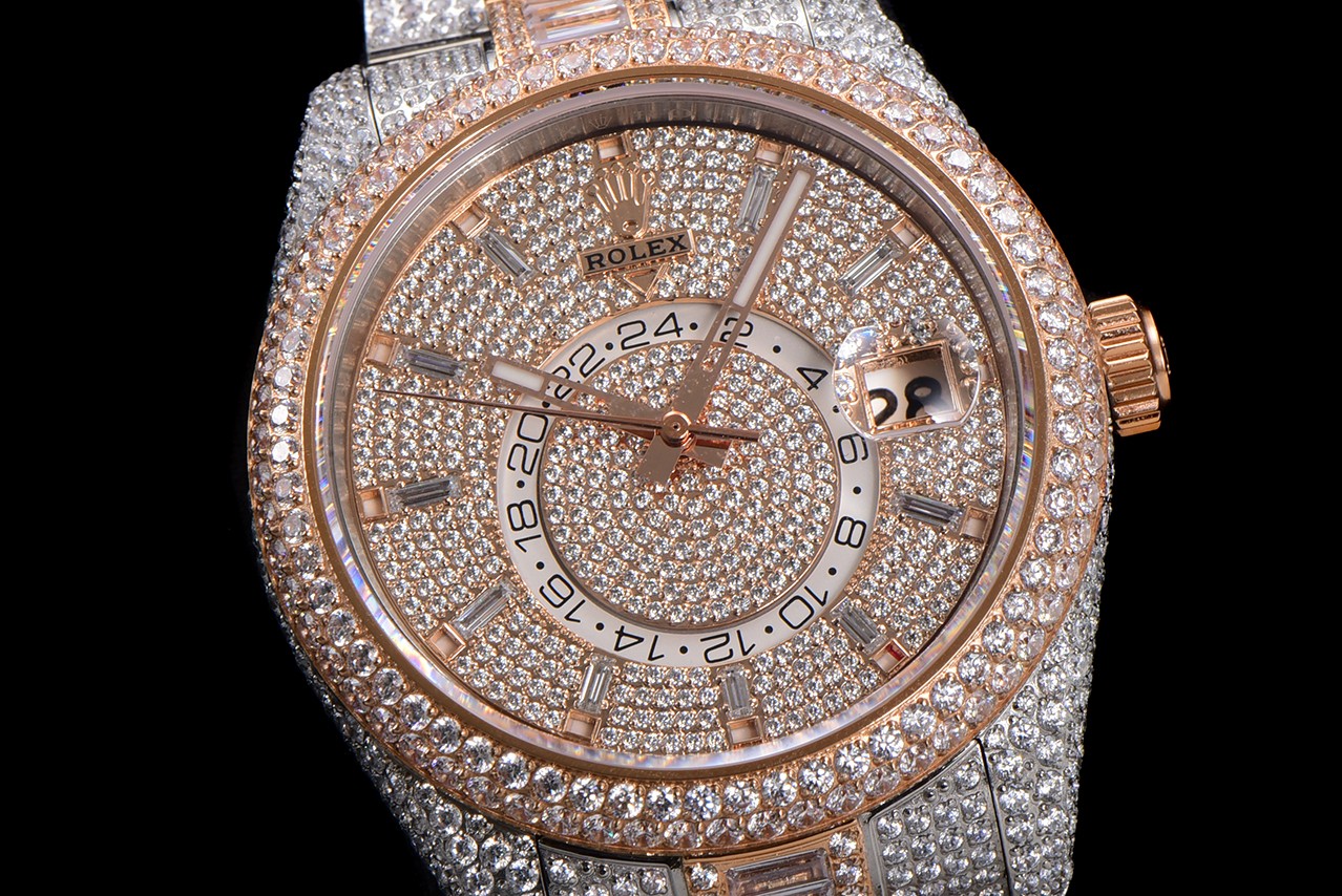 Rolex Sky-Dweller. Sky-Dweller custom-made version shines 655985,