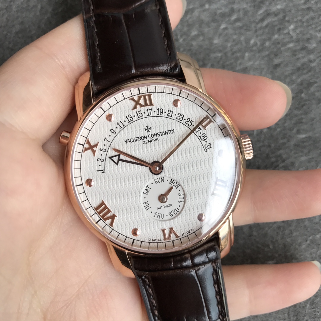 Vacheron Constantin Malta retrograde calendar watch model 47245/000G-8773