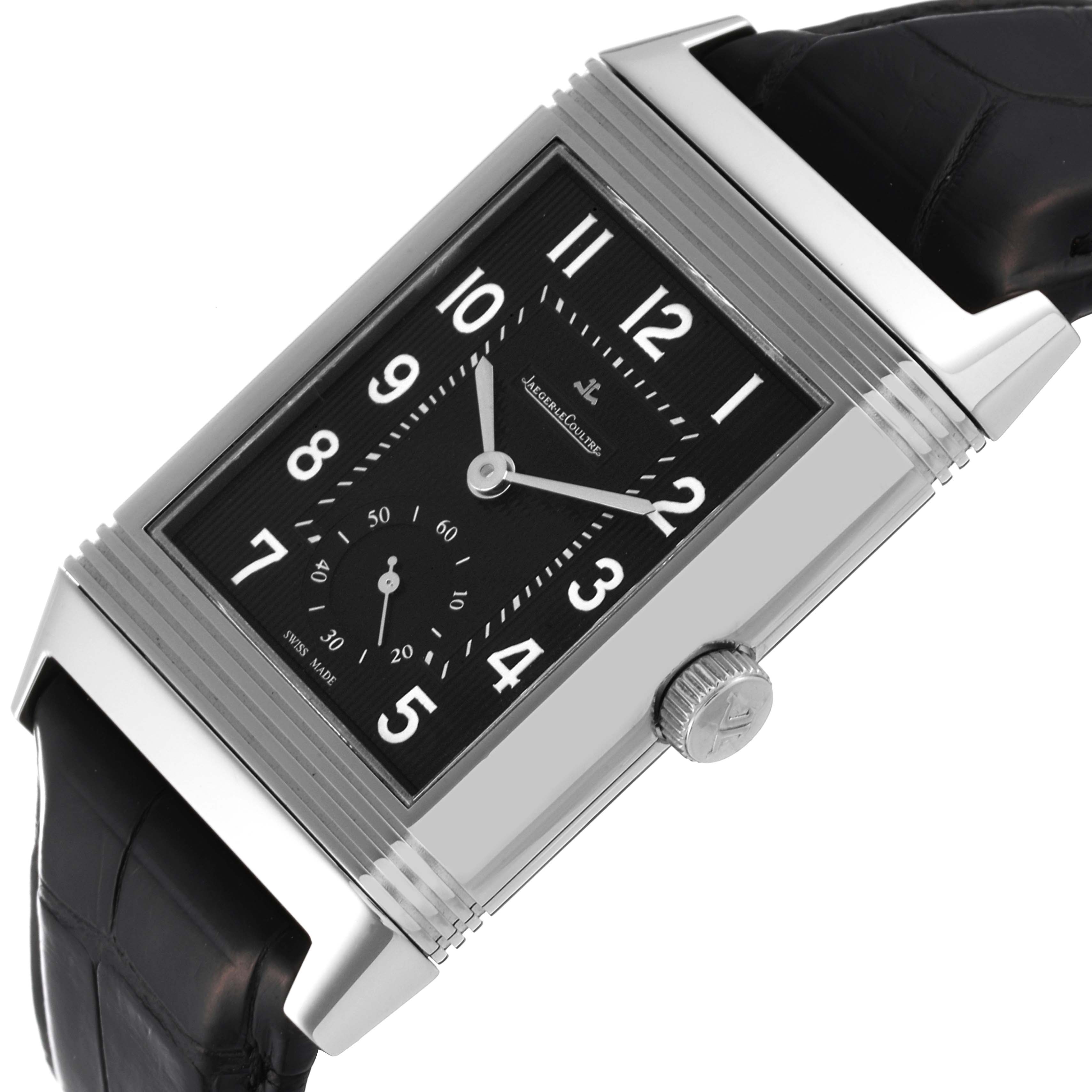 Jaeger LeCoultre Reverso Grande Steel Mens Watch 273.8.04 Q3738470