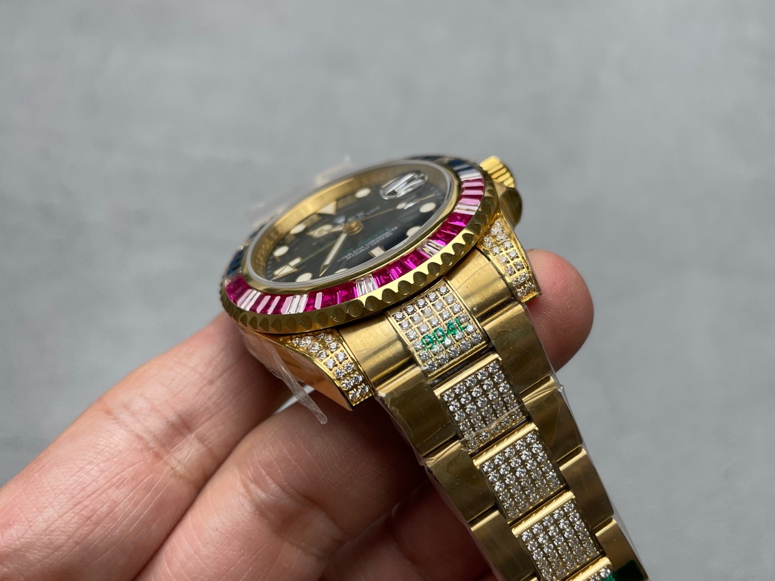 ROF luxury masterpiece, Rolex Submariner rear diamond custom version!