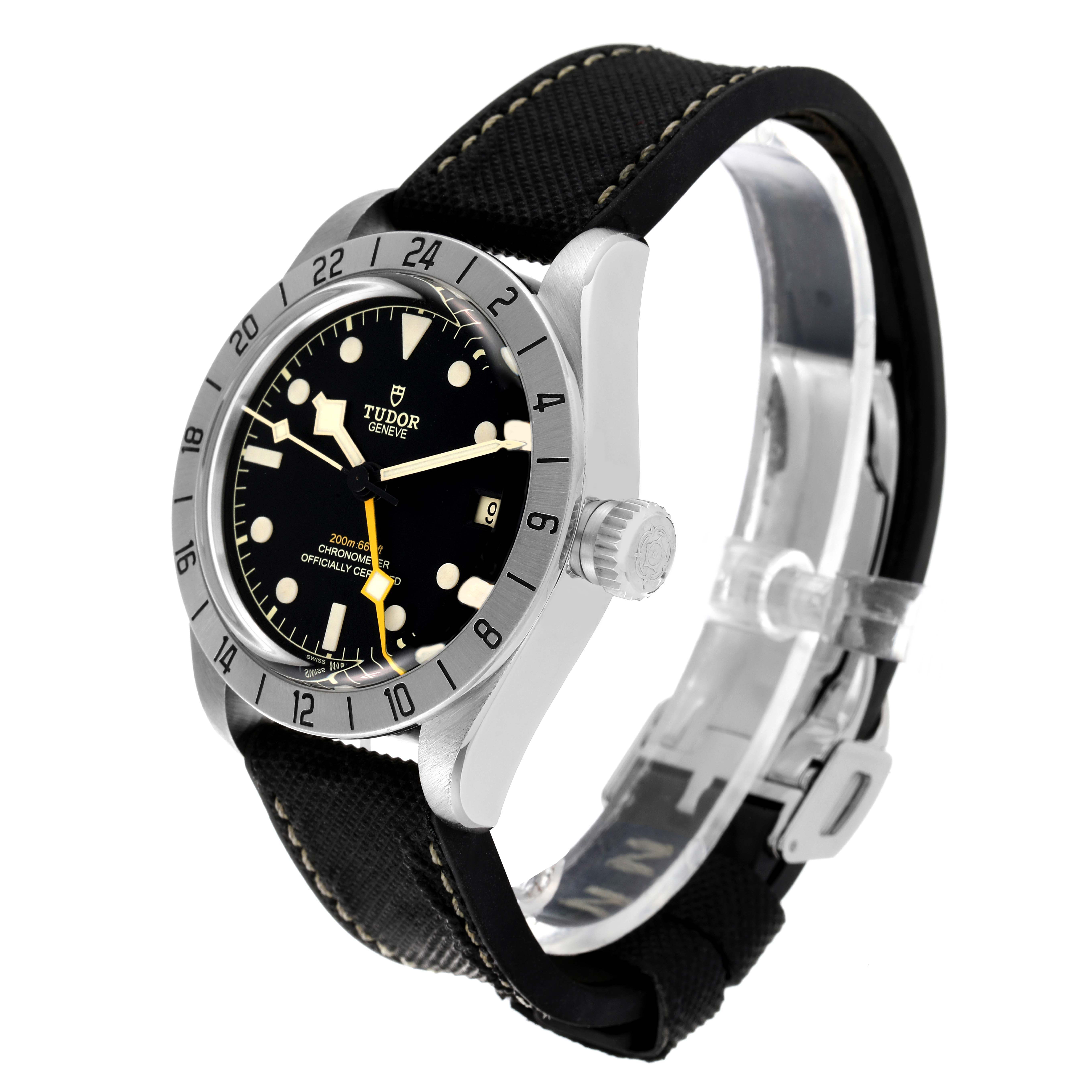 Tudor Black Bay Pro GMT Stainless Steel Mens Watch M79470 Box Card