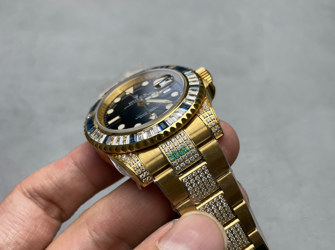 ROF luxury masterpiece, Rolex Submariner rear diamond custom version!