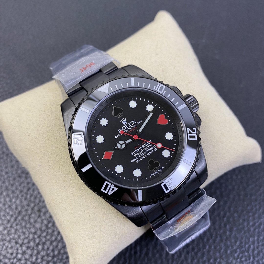 The latest model of the Submariner BLAKEN combines Rolex’s most popular green and black water ghosts,