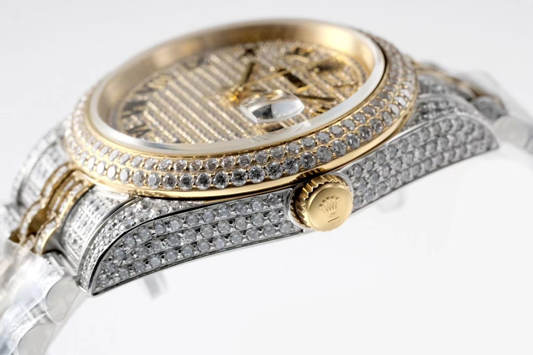 Rolex Diary Full Diamond Luxurious Edition Rolex Luxurious 18k Nano Technology!