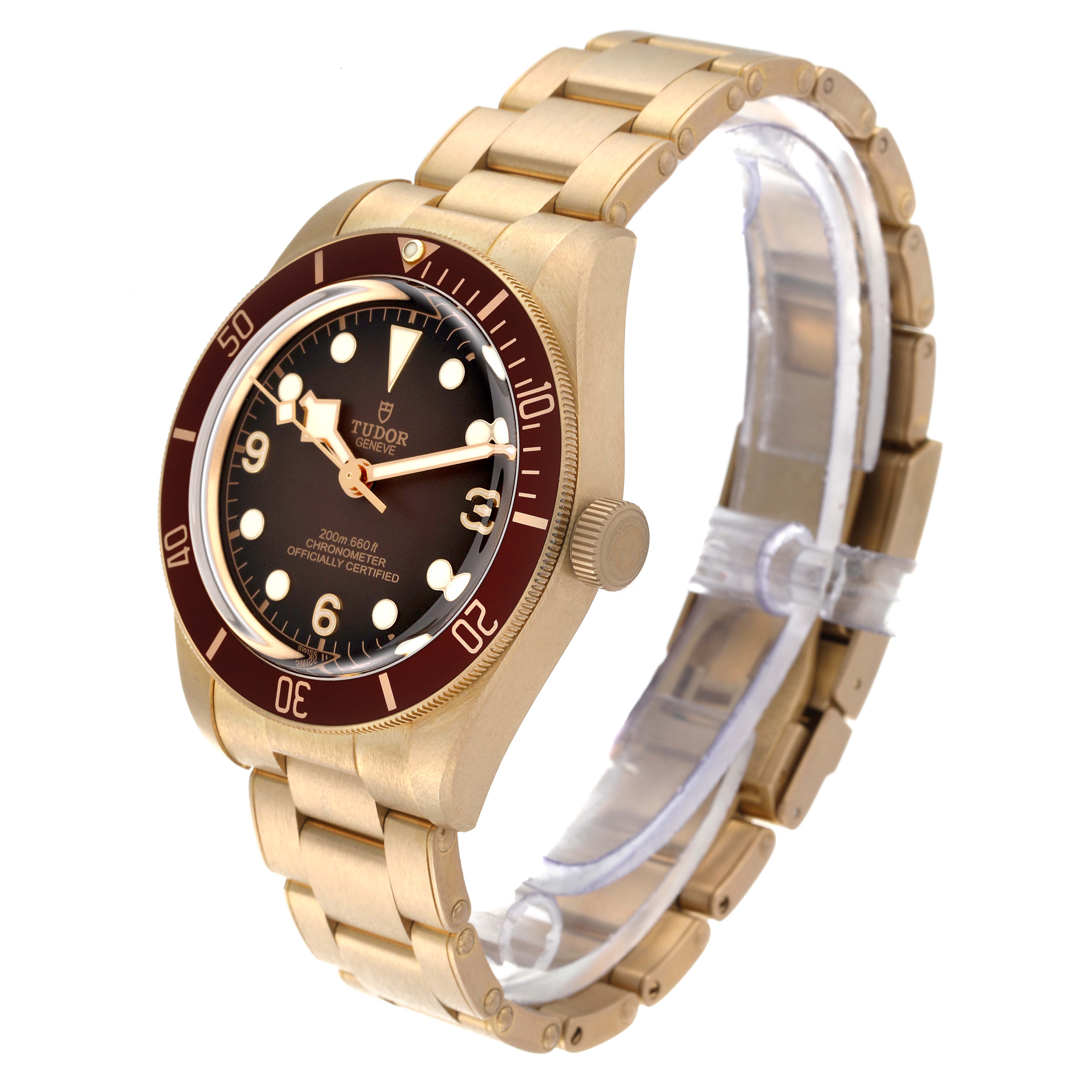 Tudor Heritage Black Bay Fifty Eight Brown Dial Bronze Mens Watch 79012 Unworn