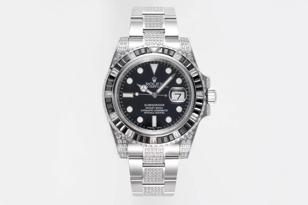EX Rolex SUB submersible rear diamond custom version!