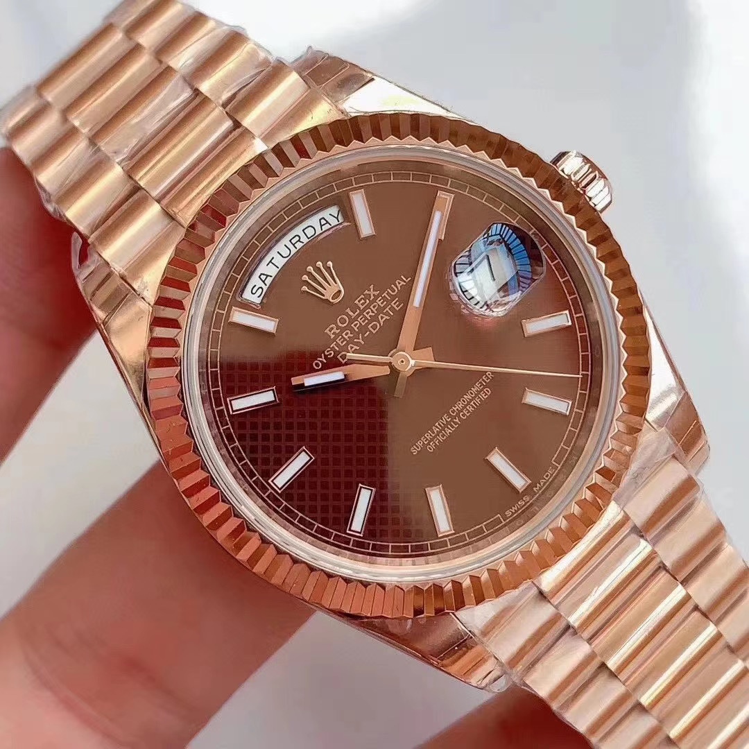 Rolex Datejust 228235 Rose Gold White Rome Diameter