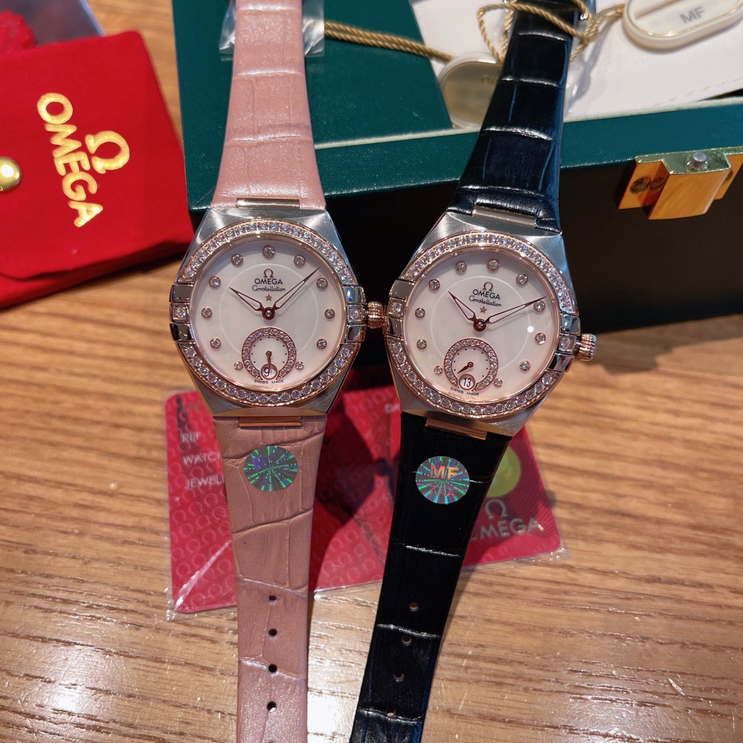 The timeless and charming design of the Omega Constellation series watch