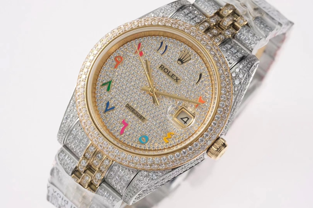 Rolex Diary Full Diamond Luxurious Edition Rolex Luxurious 18k Nano Technology