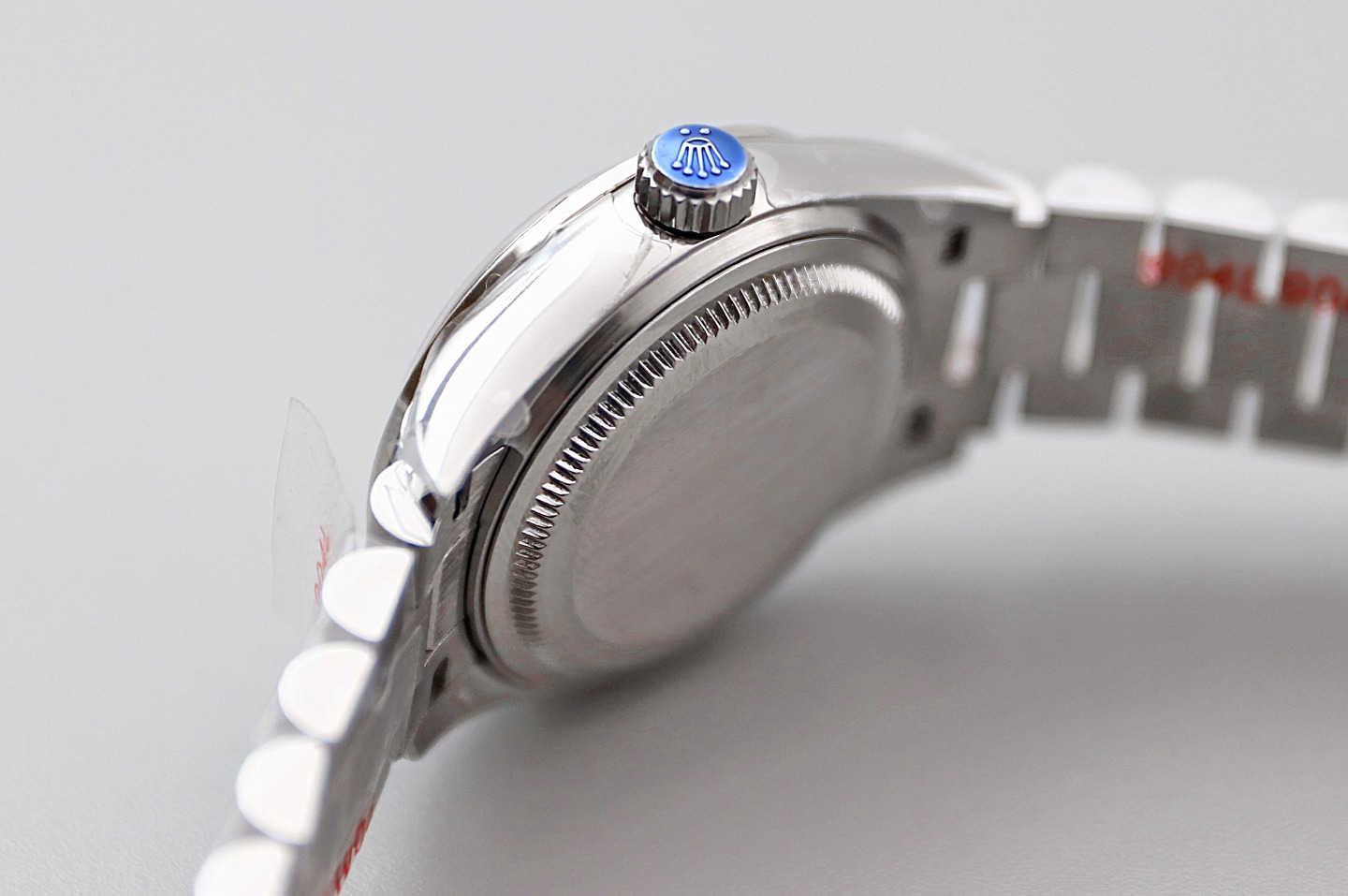 Rolex 28mm logbook women's watch, case size