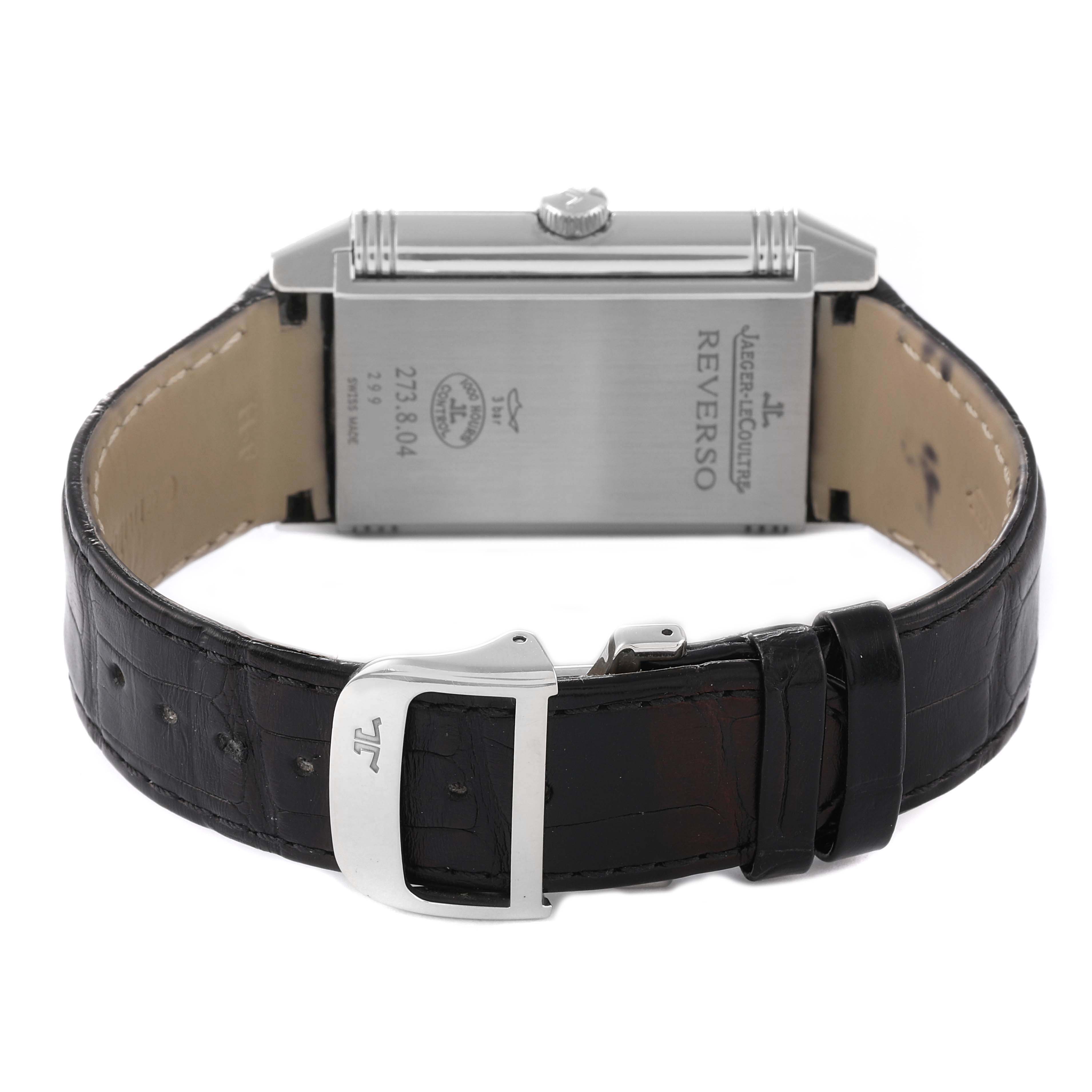 Jaeger LeCoultre Reverso Grande Steel Mens Watch 273.8.04 Q3738420